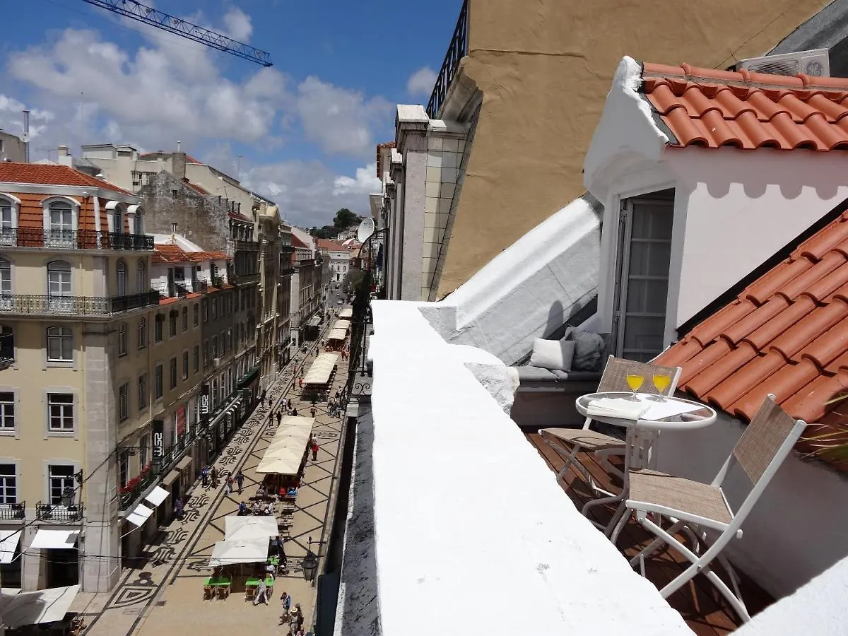 The Downtown Terrace - Fabulous Views, Sun Deck, Penthouse, 5Th-Floor No Lift Apartamento Lisboa