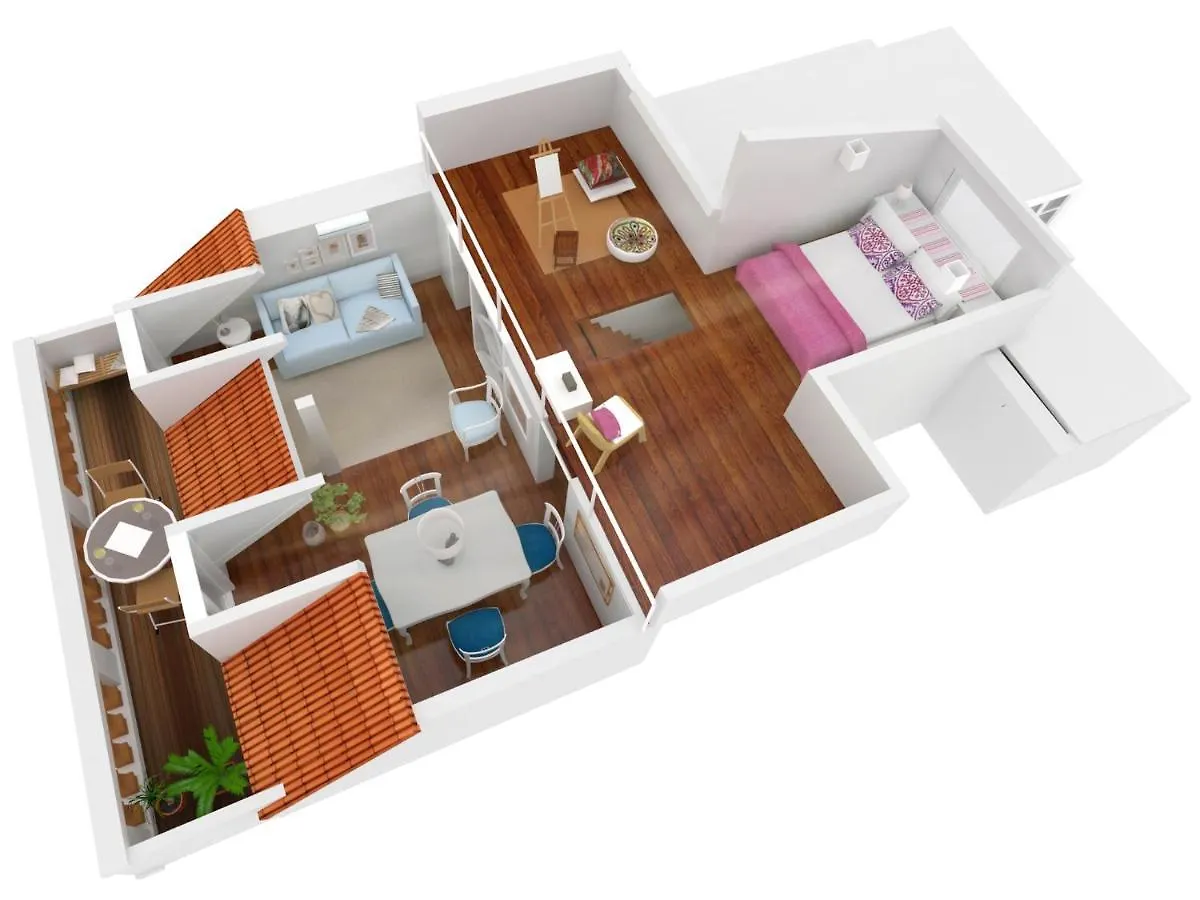 The Downtown Terrace - Fabulous Views, Sun Deck, Penthouse, 5Th-Floor No Lift Apartment Lisbon