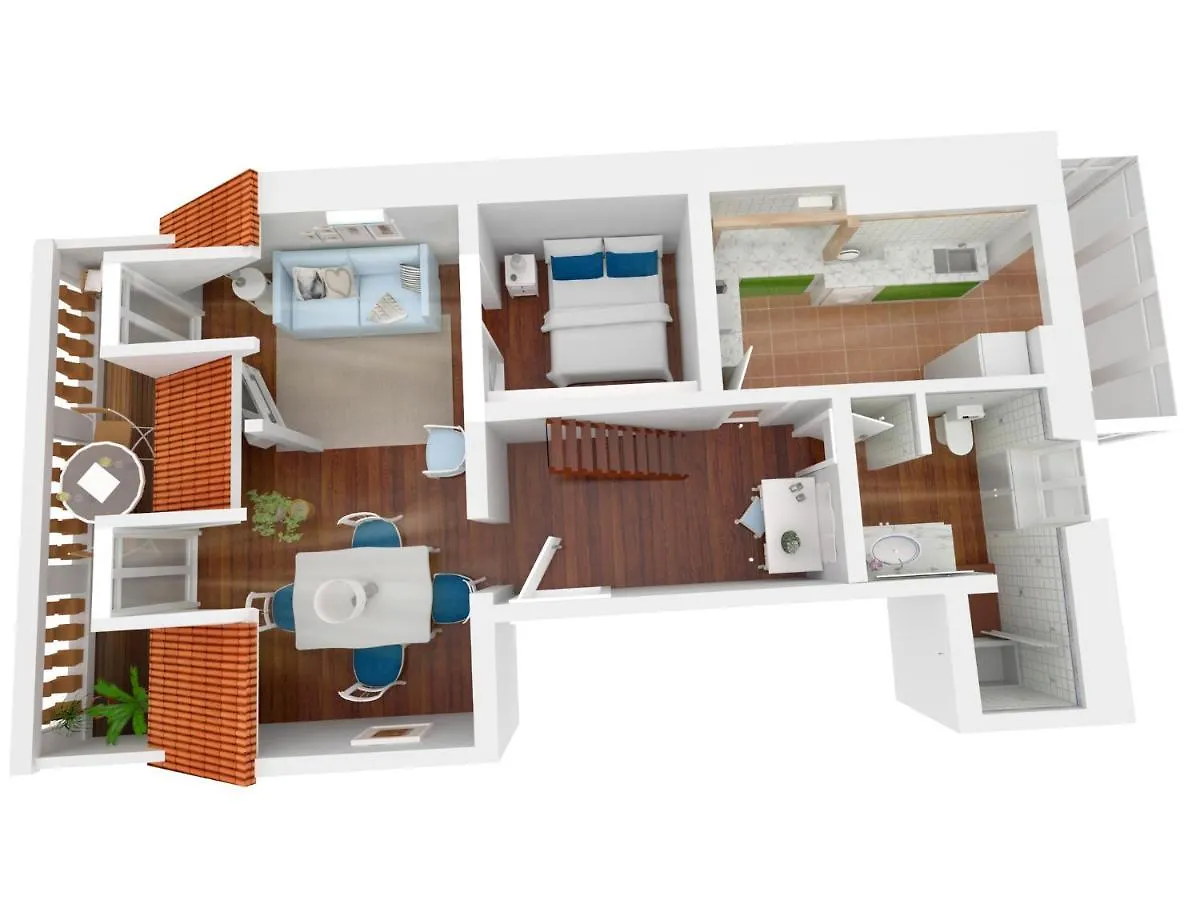 The Downtown Terrace - Fabulous Views, Sun Deck, Penthouse, 5Th-Floor No Lift Apartment Lisbon
